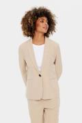 Saint Tropez Celestsz Blazer Kvinde Cement Blazere Regular Fit Str S -...