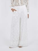 Neo Noir Madison Lace Pants Kvinde White Bukser Med Brede Ben Str 40 -...