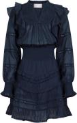 Neo Noir Harmoni S Voile Dress Kvinde Navy Korte Kjoler Str 40 - hos M...