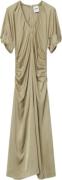 DAY Birger et Mikkelsen Judy Fluid Viscose Kvinde Blonde Khaki Maxi Kj...