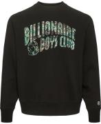 BILLIONAIRE BOYS CLUB Nothing Camo Arch Logo Crewneck Mand Black Sweat...