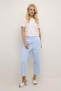 Kaffe Kasakura HW Cropped Pants Kvinde Faded Denim Bukser Casual Fit S...