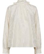 Samsøe Samsøe Ebbali Blouse 15042 Kvinde Arctic Wolf Toppe Str L - hos...