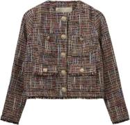 Mos Mosh Mmflora Tex Jacket Kvinde Garnet Overgangsjakker Str 40 - hos...