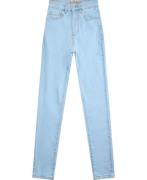 Denim Project Dpwmaja Highwaist Skinny Jeggins Kvinde W003 Light Blue ...