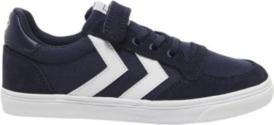 Hummel Slimmer Stadil LOW JR Blå Sneakers Str 29 - hos Magasin