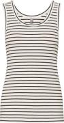 Culture Cudolly Tanktop Kvinde White/black Stripe Tanktoppe Str L - ho...