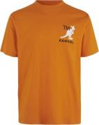 Kangol KG Harlem M03 Tshirt Mand Orange Kortærmede T-shirts Loose Fit ...