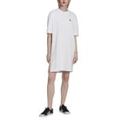 adidas Originals TEE Dress Kvinde Hvid Korte Kjoler Str 40 - hos Magas...