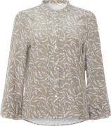 Rue de Femme ¤ New Arabella Shirt RdF ¤ Kvinde Stone Langærmede Bluser...