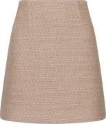 Neo Noir Helmine Classic Boucle Skirt Kvinde Sand Korte Nederdele Str ...