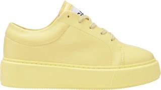 Ganni Sporty Mix Cupsole Sneaker Tonal Kvinde Pale Banana Sneakers Str...