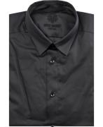 Mos Mosh Gallery Manny Stretch Shirt Mand Black Langærmede Skjorter St...