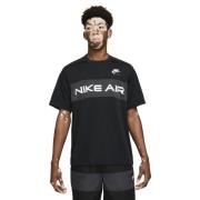 Nike Sportswear air Mesh Tshirt Mand Black Kortærmede T-shirts Str L -...