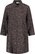 Gerry Weber Blouse 3/4 Sleeve Kvinde Brown Print Kortærmede Bluser Str...