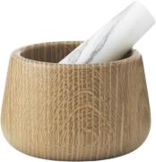 Normann Copenhagen Craft Mortar & Pestle White Str H: 7,5 x Ø: 13 & H:...