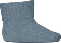 mpKids Cotton rib Baby Socks Str 17/18 - Provincial Blue Strømper hos ...