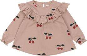 Konges Sløjd Malli Cherry Glitter Blouse Gots Str 12M - P00053 Bluser ...