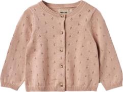 Wheat Strik Cardigan Maia Str 2 år / 92 cm - Moonlight Rose Toppe Bomu...