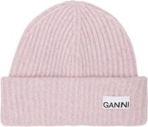 Ganni Structured Rib Beanie ONE SIZE - Huer hos Magasin