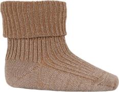 mpKids Ida Glitter Socks Str 25/28 - Maple Sugar Strømper hos Magasin