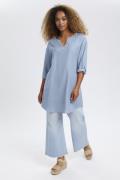 Cream Crventa Tunic Kvinde Cashmere Blue Tunikaer Regular Fit Str 40 -...