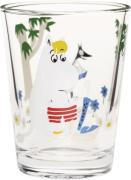 Moomin Arabia Mumi Drikkeglas 22 cl På Ferie Multi - Vandglas Glas hos...