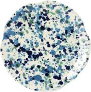 Familianna Confetti Side Plate Organic Pacific Ocean Str D: 22 cm - Mi...