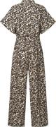 Lollys Laundry Mathildell Jumpsuit SS Kvinde Leopard Print Buksedragte...