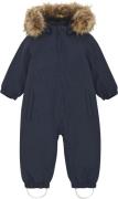 Color Kids Coverall W. Fake Fur Str 92 - Total Eclipse Flyverdragter h...