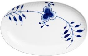 Royal Copenhagen Blue Mega Oval Asiette 23,5cm Hvid, Blå Str 23,5 cm -...