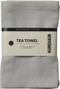 Humdakin Organic tea Towel 2 Pack Stone Stone Str 45x70 cm - Viskestyk...