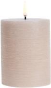 Uyuni LED Pillar Candle, Beige 0008 - Led Stearinlys hos Magasin