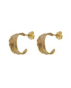 Hultquist Leaf Earring Diameter: 1.5 mm. - Creoler hos Magasin