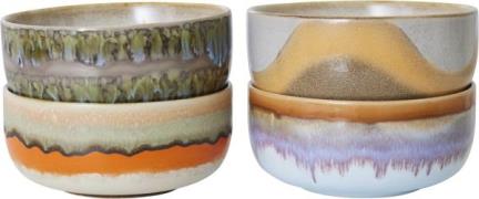 HK Living 70s Ceramics Dessert Bowls Reef Multi - Serveringsskåle hos ...