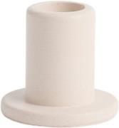 Hay Tube Candleholder Concretesmall 0008 - Kronelysestager hos Magasin