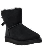 UGG W Mini Bailey Bow II Kvinde Black Vinterstøvler Str 42 - hos Magas...