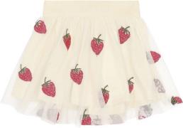 The New Tnsloannah Skirt Str 104 cm - Angora Big Strawb Nederdele Bomu...