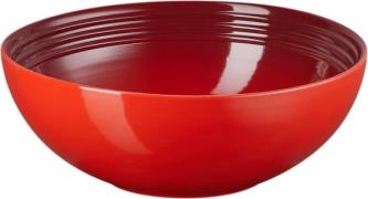 Le Creuset Serveringsskål 2,2L Cerise Stentøj Str 18cm - Serveringsskå...