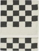 Marc O'Polo Home Checker Towel Anthracite 0008 - Håndklæder hos Magasi...