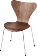 Fritz Hansen Miniature Serie 7, 3107 Walnut Veneer Brun Str b: 8,5 cm,...