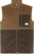 Knowledge Cotton Apparel 14wales Corduroy Colorblock Vest - Grs/vegan ...