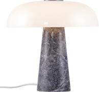 DTFP Glossy Table Lamp Grey Str H 32cm Ø 32cm - Bordlamper Messing hos...