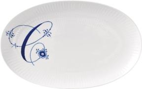 Royal Copenhagen Alfabet Asiet, C, 23,5 cm Hvid Str 23,5 cm - Serverin...