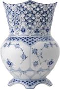 Royal Copenhagen Musselmalet Helblonde Vase 22 cm Hvid Str 22 cm - Vas...