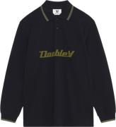 Wood Wood Wwlen Baseline LS Polo Mand Black Langærmede Poloer Str L - ...