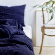 Södahl Sengetøj 200x220 Noble Navy Blue Navy Str L:220cm B:200cm H:0.1...