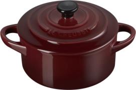 Le Creuset Mini Gryde 10cm Garnet Garnet Str 10cm - Gryder hos Magasin