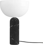 New Works Kizu Table Lamp Large Black Marble Str H 45cm Ø 30cm - Bordl...