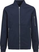 Jack & Jones Jjerush Bomber Noos JNR Str 128 - Blå Overgangsjakker hos...